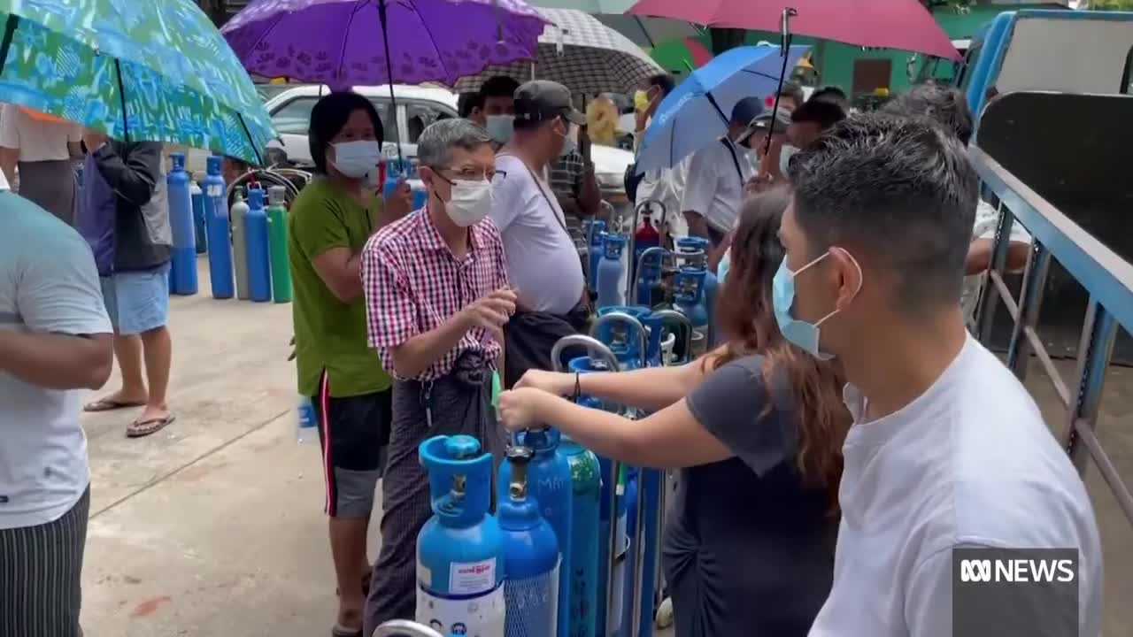 Tokyo presses Myanmar to release Japanese man detained after filming protest in Yangon