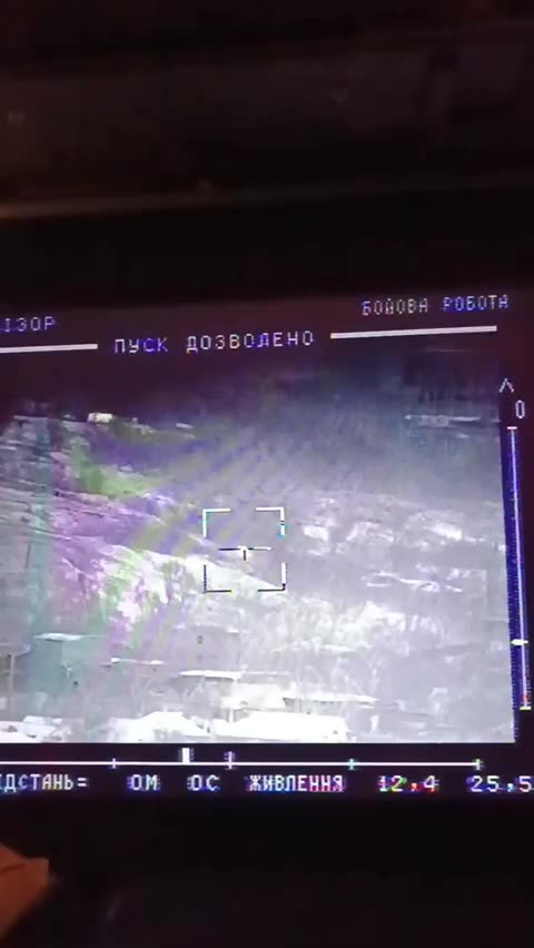 93rd Brigade uses Stugna P ATGM to take out mortar crew