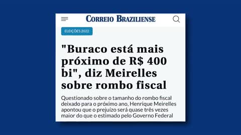 GRAVE: BOLSONARO DEIXOU ROMBO FISCAL DE R$ 400 BILHÕES NOS COFRES PÚBLICOS | PAULO GUEDES