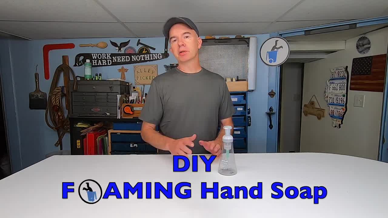 Make your own foaming hand soap!