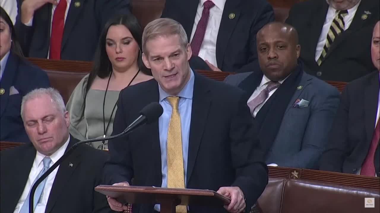 Jim Jordan nominated Kevin McCarthy for Speaker of the House and urged his party to unite