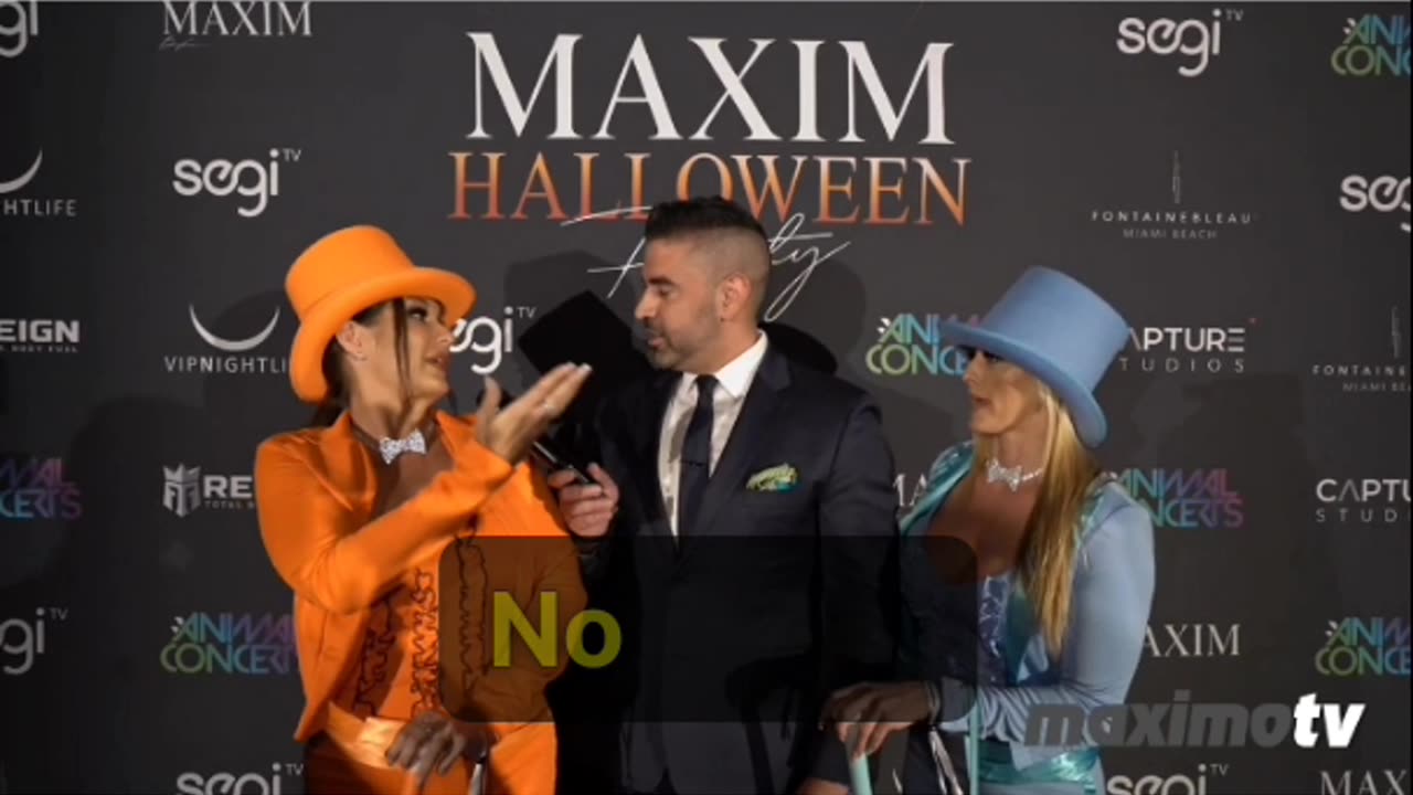 Wendi April & Kari Nautique At Maxim Halloween