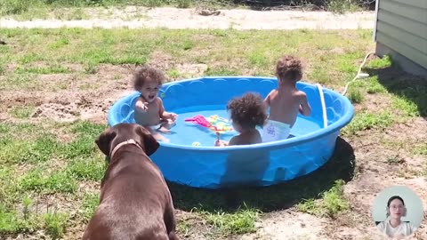 baby having fun