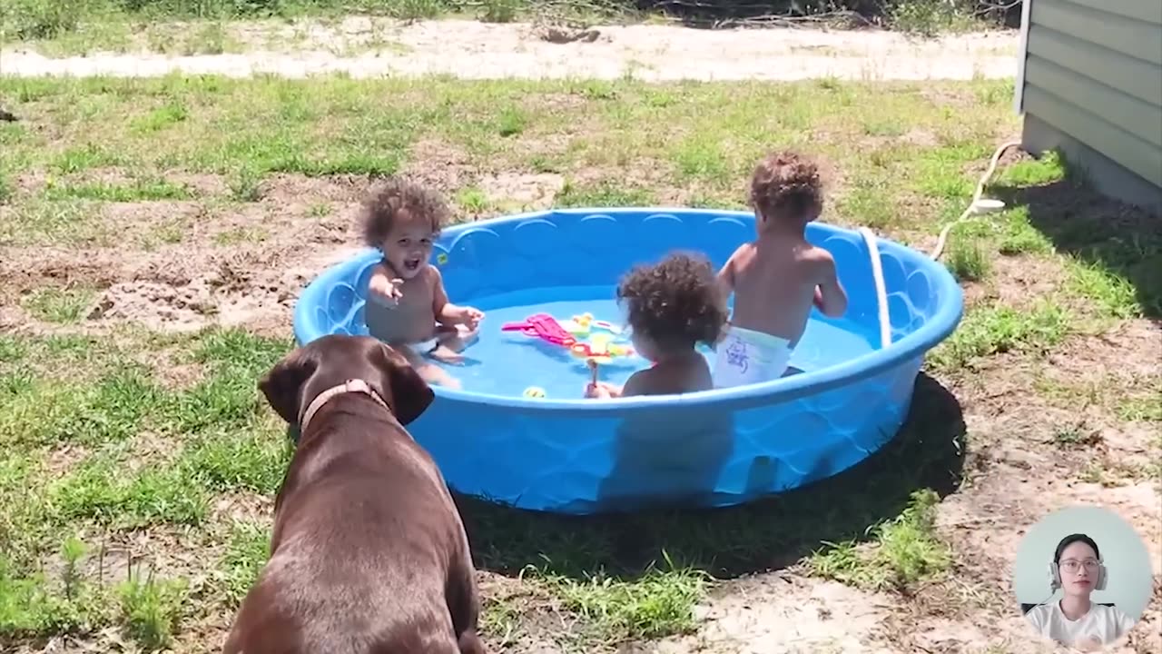 baby having fun