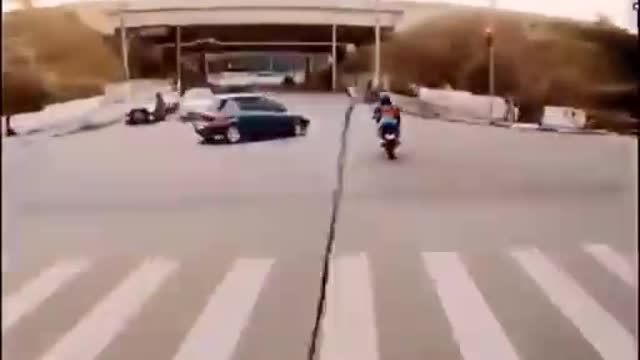 Funny chasing by police man