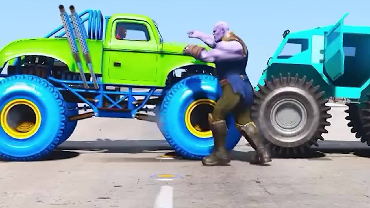 GTA V : THANOS VS IRON MAN MATCH, WHO IS RICHER ?