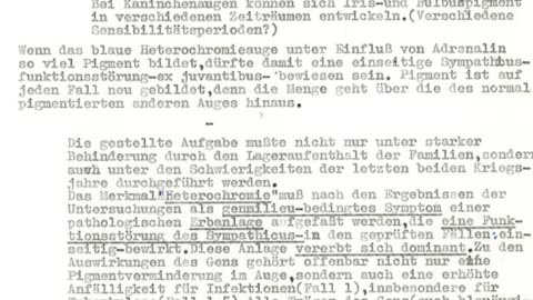 New Mengele Document Explodes the HOAX - SUE CZAR TONY BURKE