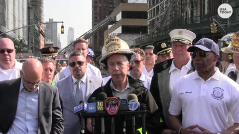 New York City Crane Collapse injures six after fire | USA