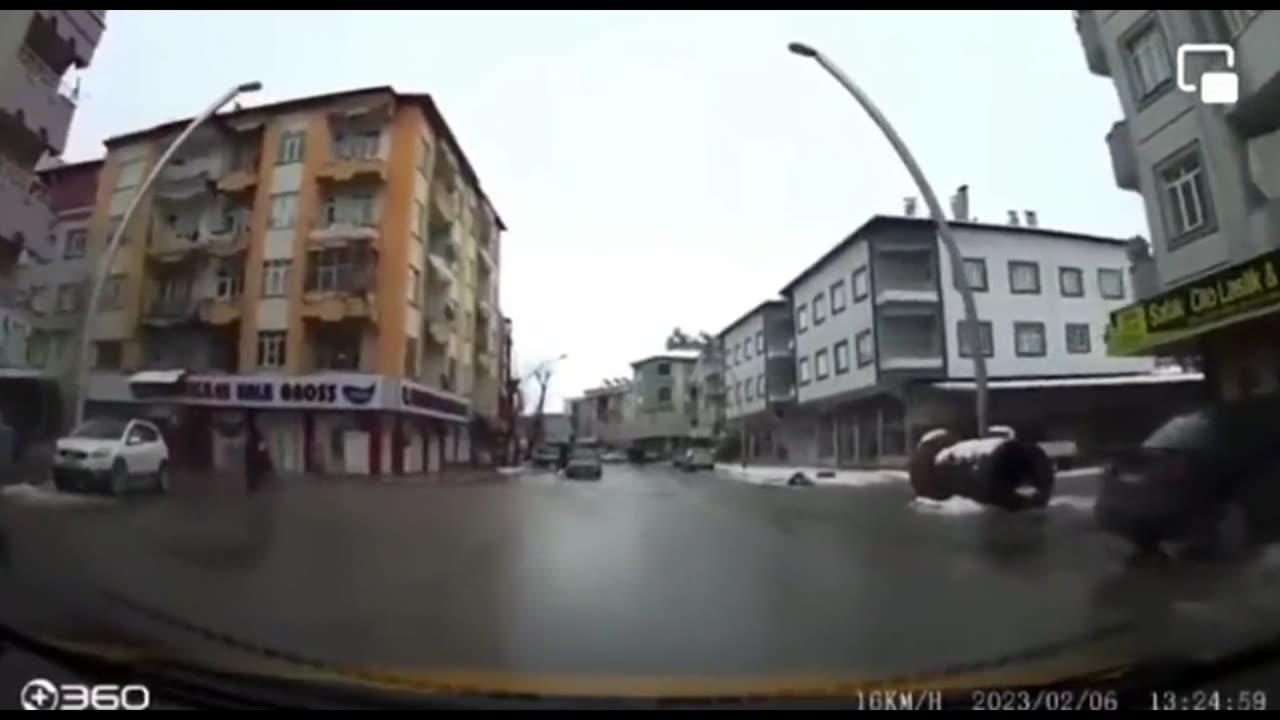 Two Clips of the Recent (2023) Syria/Turkey Earthquakes