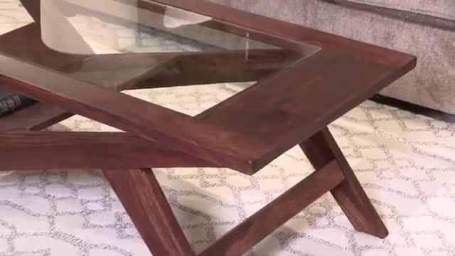 Charzine Warm Brown Coffee Table by Ashley