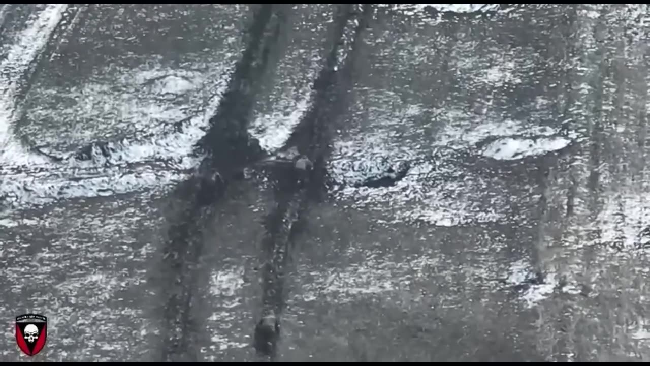 Fragment of the battle of the Black Zaporozhets Brigade with the Russians