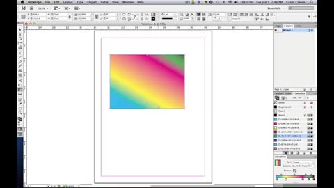 How to use the colour swatches gardient panel in adove InDesign