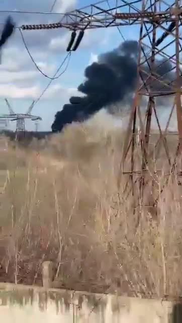 Footage of battles from the Donbass area of Ukraine