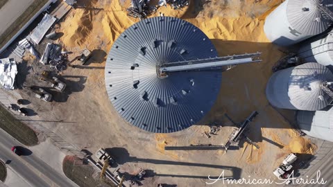 Collapsed Grain Bin