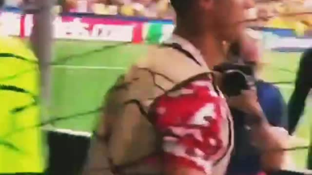 Cr.Ronaldo Accidentally Kicked The Ball On The Field Officer, What Did He Do?