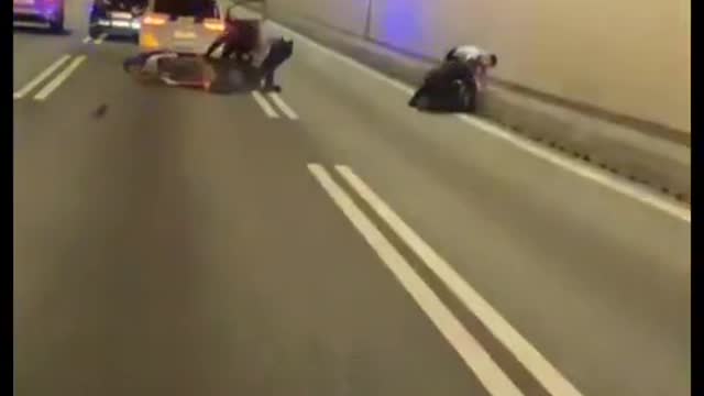 police chase Denmark