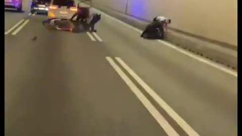 police chase Denmark