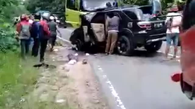 Kecelakaan jalan Samarinda Balikpapan