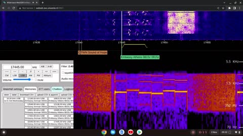 X06 362154 Moscow To Athens 02/11/2022 0930 UTC 17445kHz