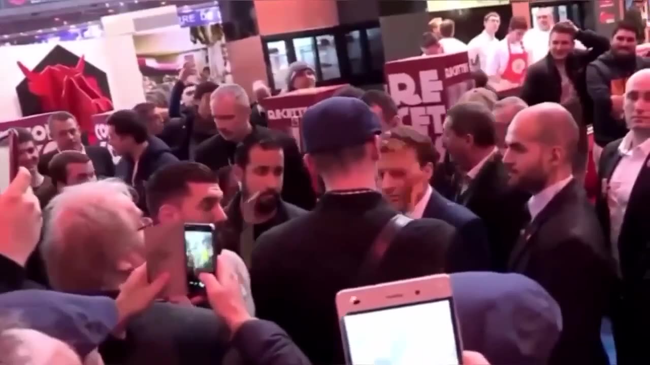 Macron gets egged 🤣