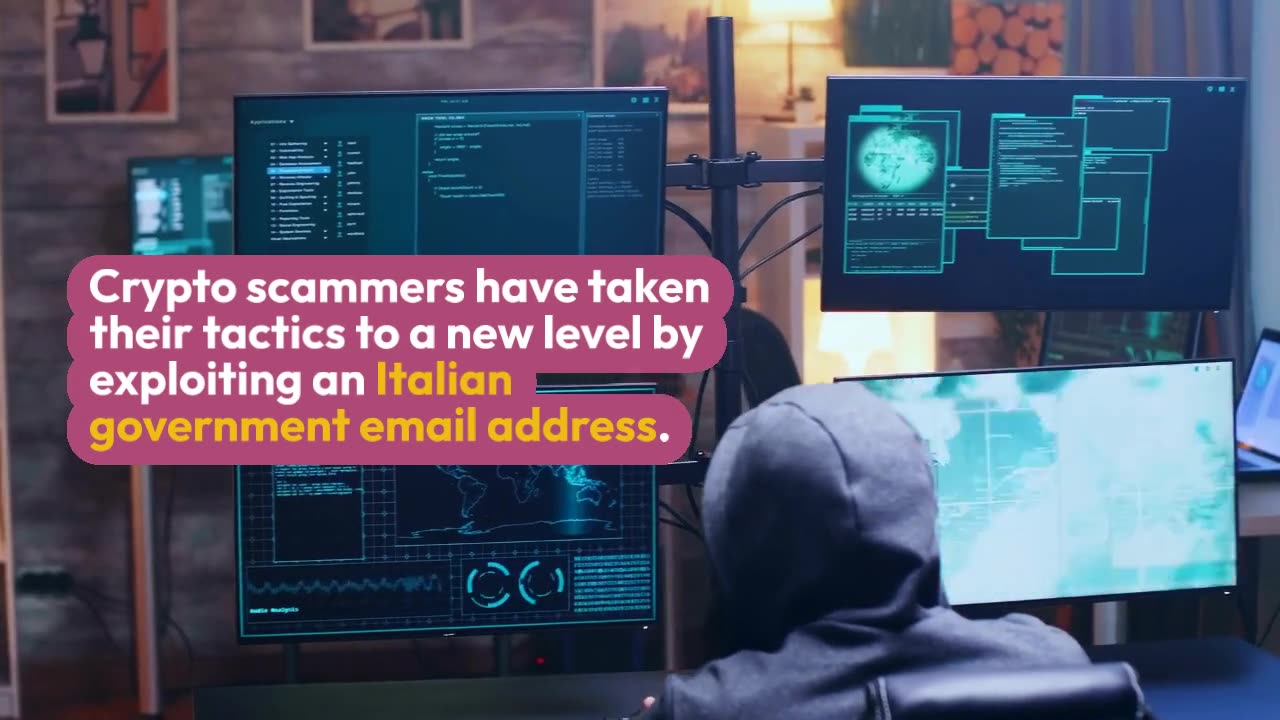 How Crypto Scammers Stole Data Using Hijacked Italian Government Email Address