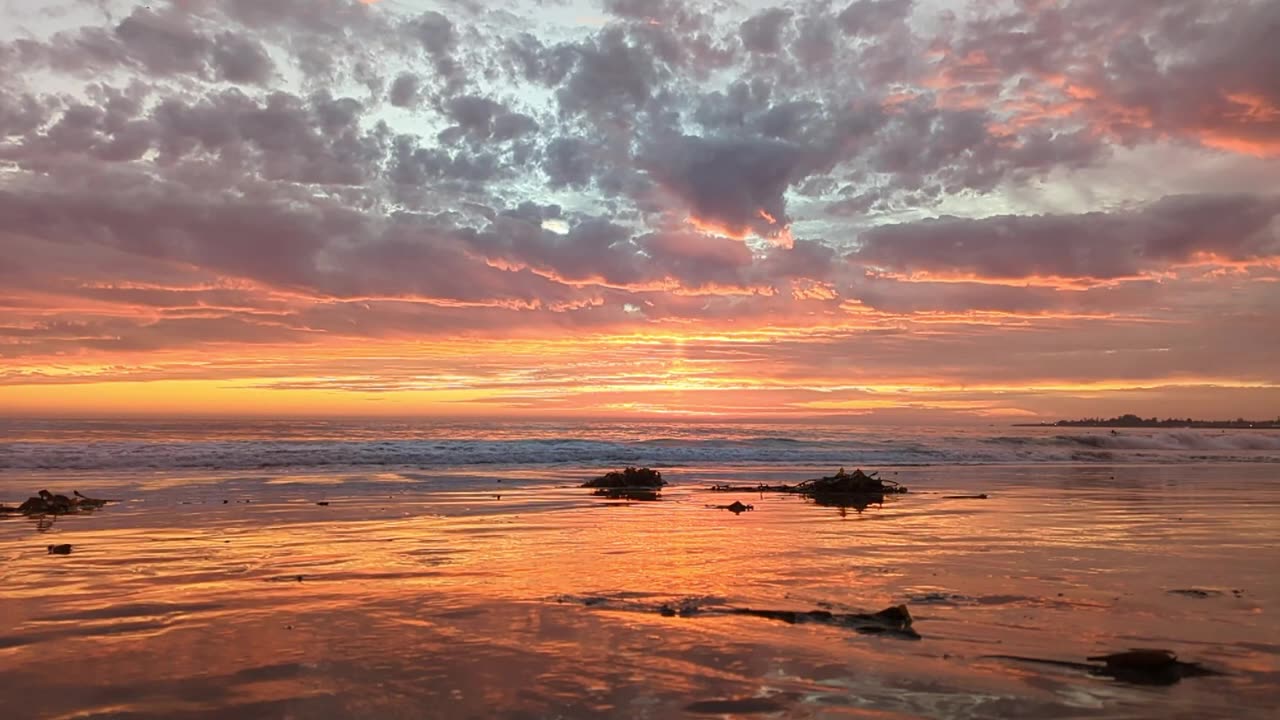 Long Slow Burn at Moran Lake Beach