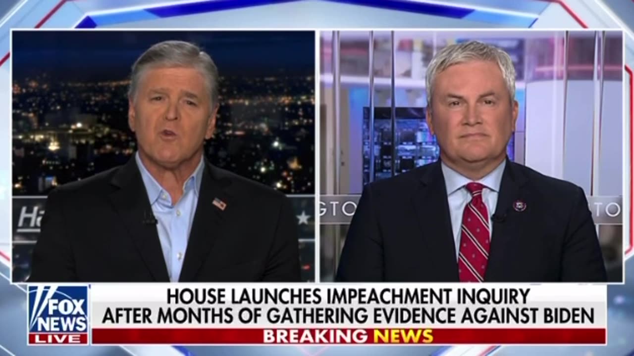 Rep James Comer- first impeachment inquiry hearing set for next Thursday