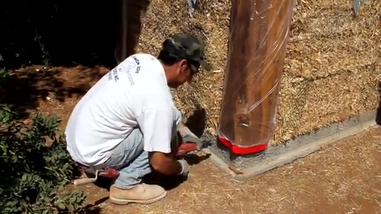 Prepping the building for the Application of Stucco