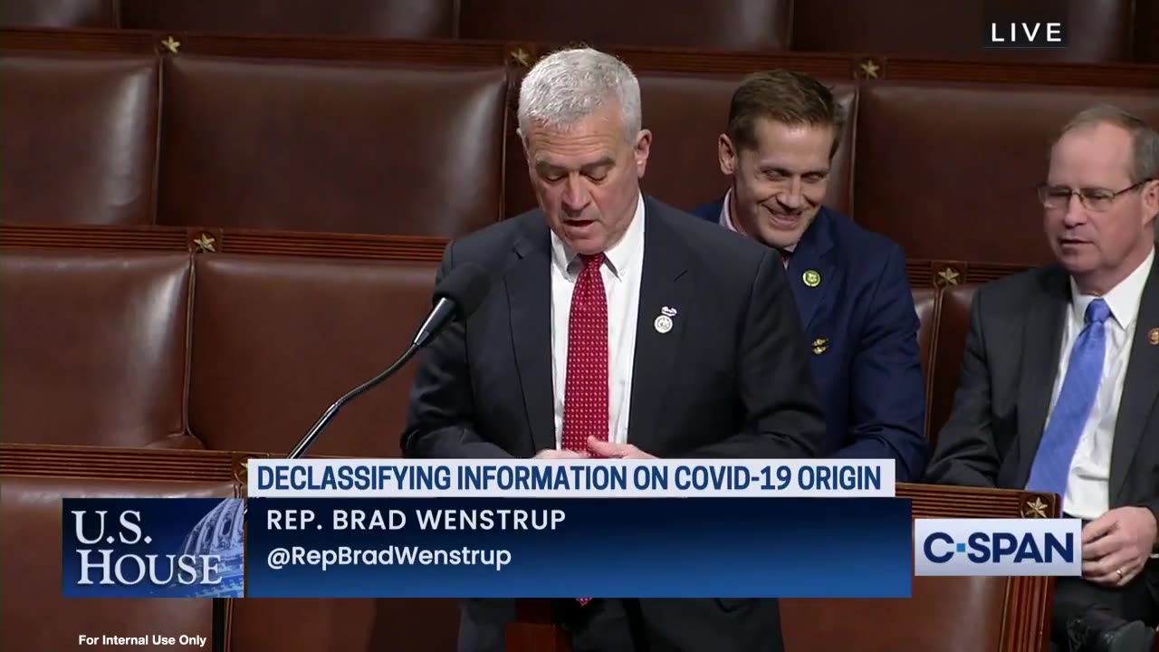 Wenstrup Supports S. 619, the COVID-19 Origin Act on the House Floor