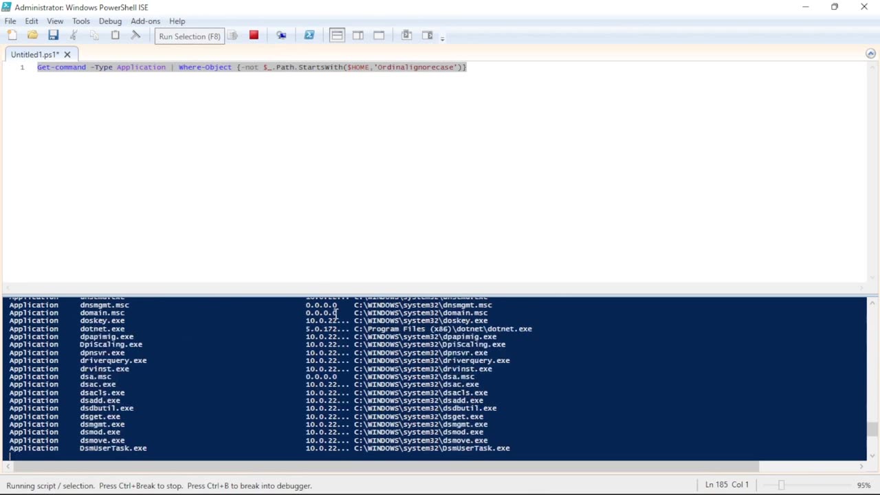 Get all Installed Programs in Windows with PowerShell