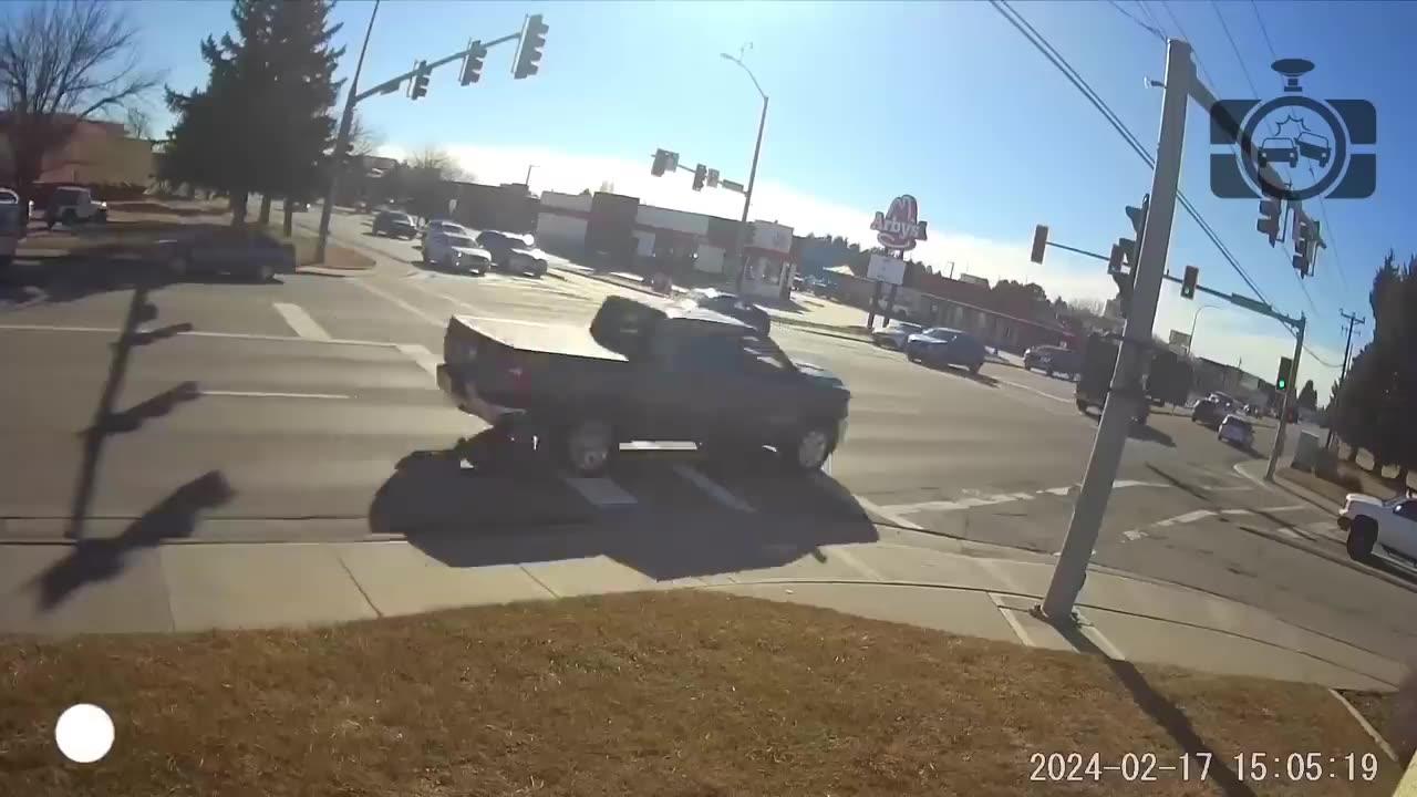 Unexpected Road Incident Caught on Dash Cam