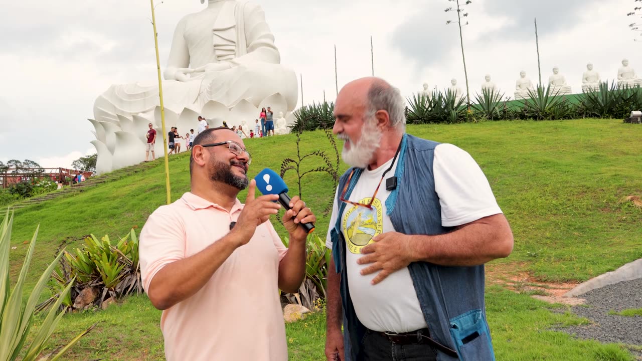 Jociley Telles fez uma Matéria no Templo Budista Mosteiro Zen em Ibiraçu - PGM 049