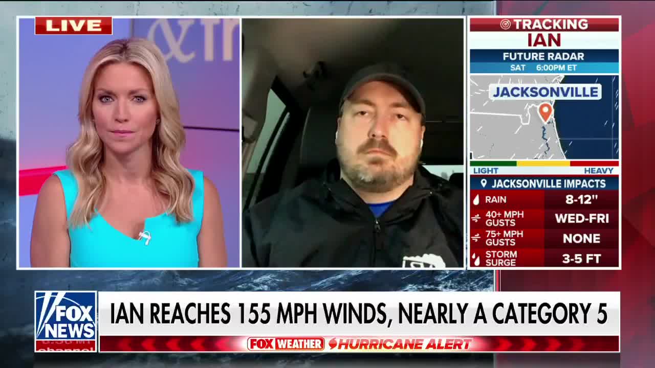 Storm chaser reports from Florida's coast