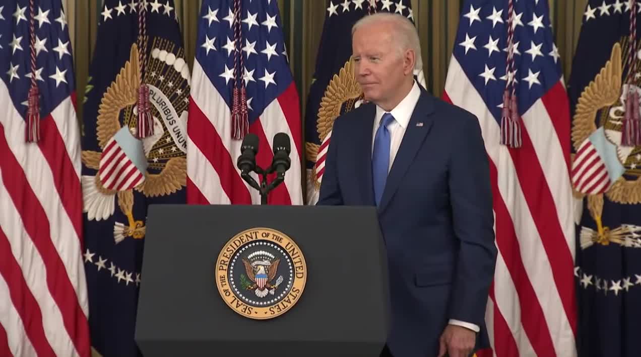 Biden: "It would be fun watching [DeSantis and Trump] take on each other."