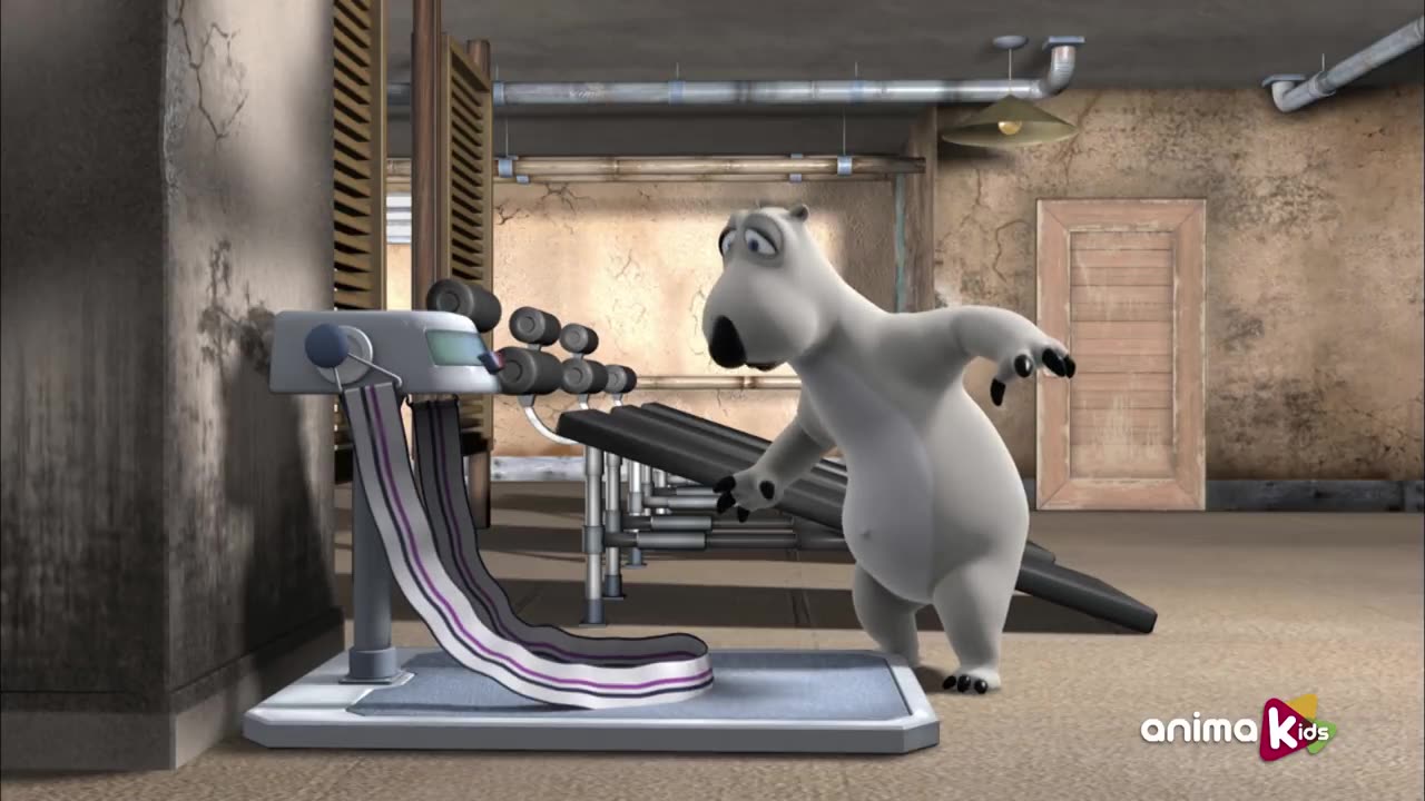 Bernard bear (HD) The Gym