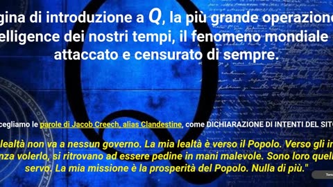 Scopo e contenuti del sito qanon.it - File audio con lettura del testo