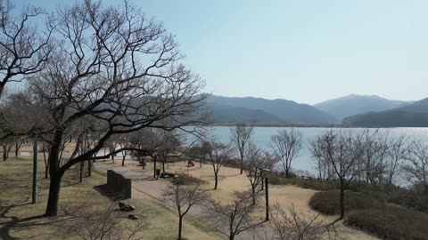 beautiful korean riverside