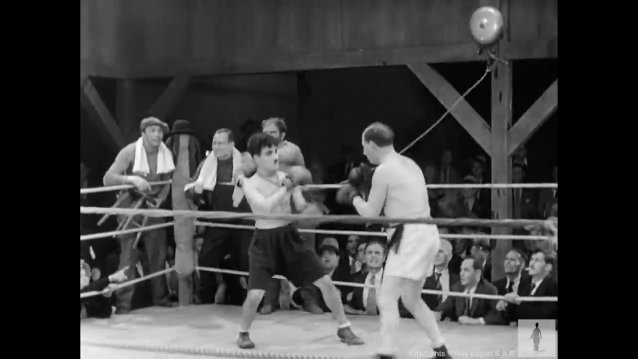 Charlie chaplin boxing match