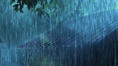 beautiful rain relaxing video