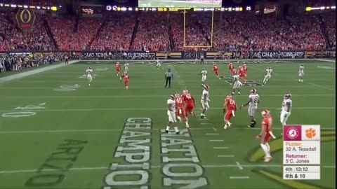 2016 CFP National Championship Game Alabama vs Clemson