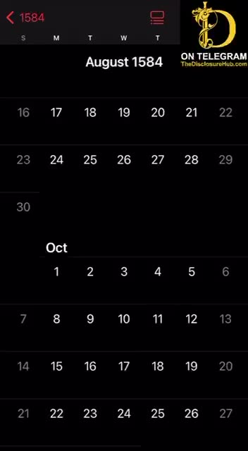 1582년 10월 4일 다음 날은 10월 15일