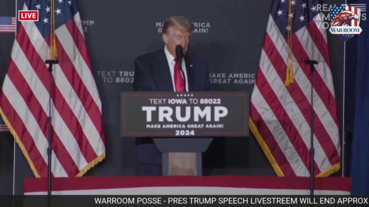 LIVE Trump Speaking in Grand River Center in Dubuque, Iowa