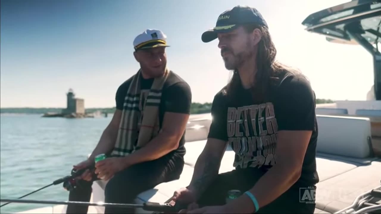 MJF & Adam Cole In A Boat And Caught A Big One! A Captain Insano! | AEW Dynamite Highlights 9/27/23