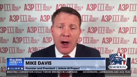 Bannon and Mike Davis about Trump lawfare.