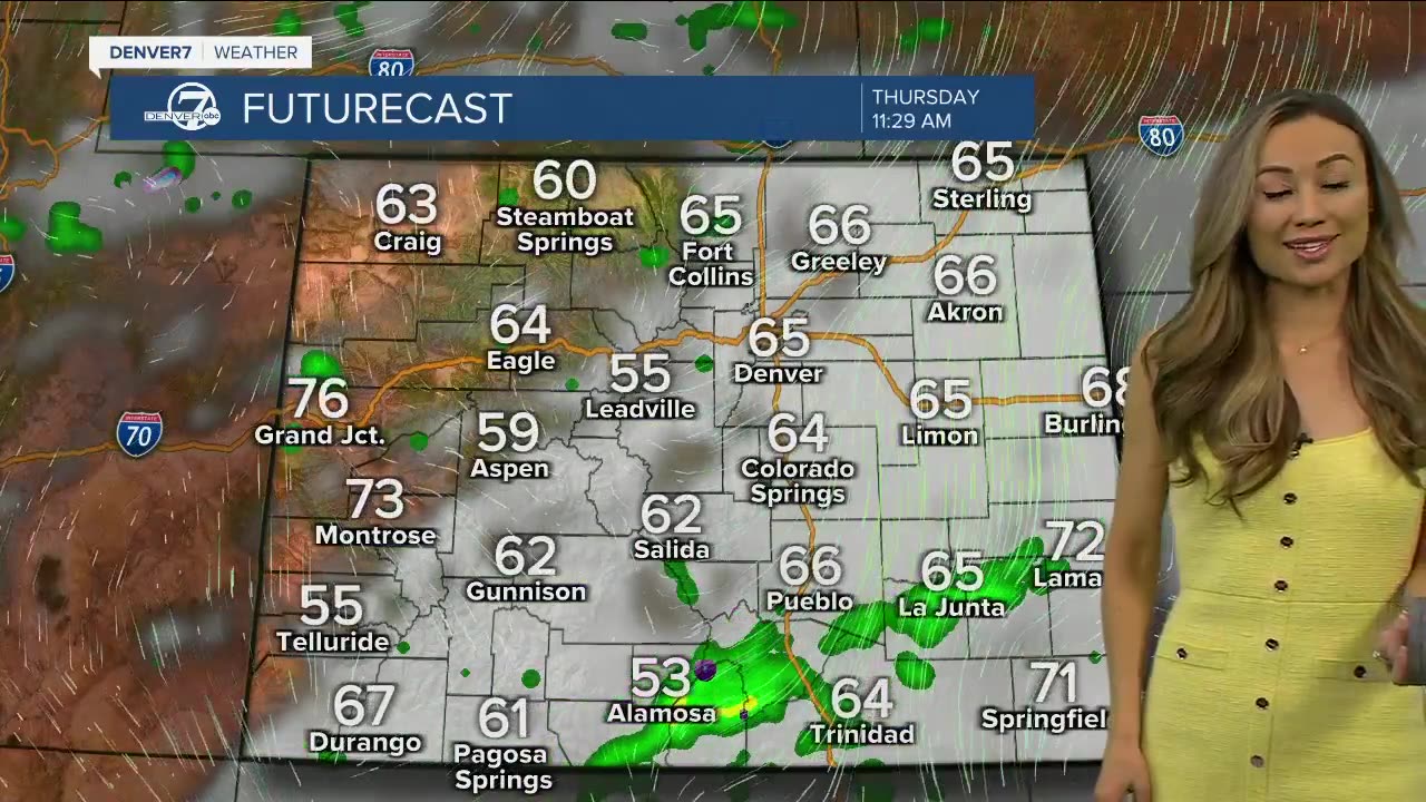 Nice and warm again Wednesday, with a few late-day storms and showers