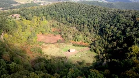 Santa Margarida de Sacot - The Church on a volcano crater