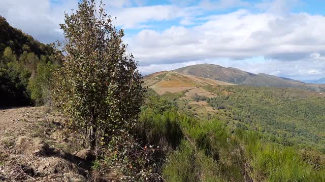 Daddy's long cycle to witness a stunning view towards the north and east