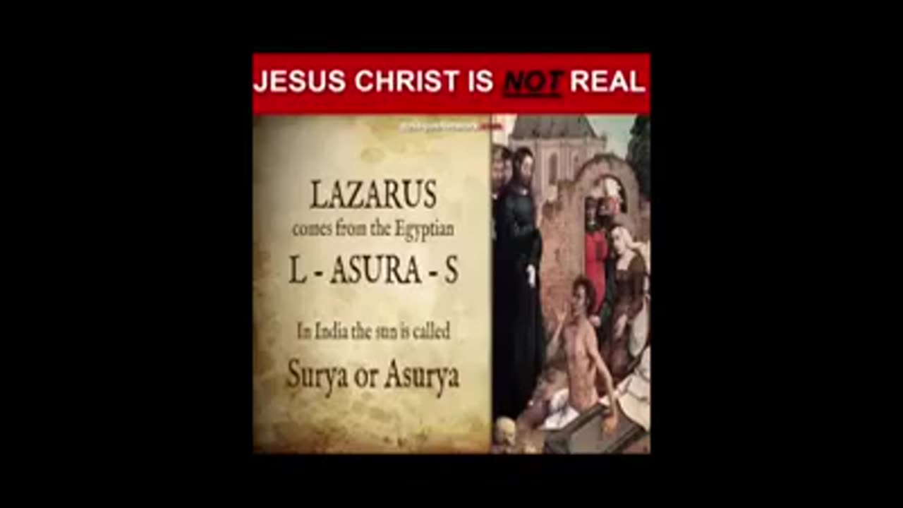 Jesus is not real