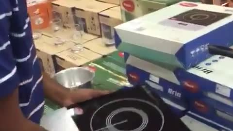 An induction cooker is not a scale