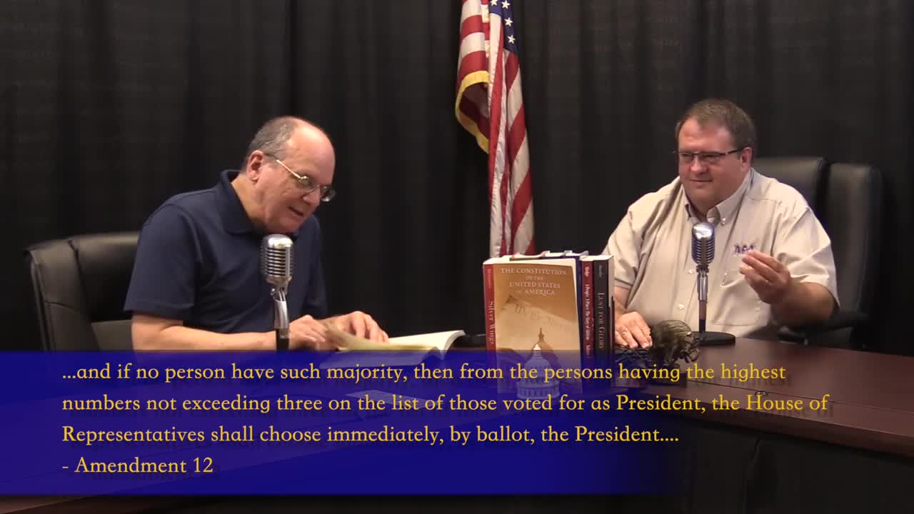 12th Amendment: The Electoral College #ToreSays